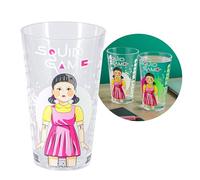 Paladone Squid Game Red Light Green Light Colour Changing Glass Drinkware - Official Licensed Merchandise for TV Series Fan and Gift for Collections, Collectors Tumbler Cup for Squid Game Fans