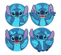 Paladone Stitch Shaped Coasters 4-Piece Set