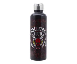 Paladone Stranger Things Hellfire Club Water Bottle - Officially Licensed Stainless Steel Drinkware for Stranger Things Fans, 500ml