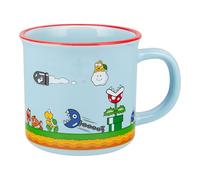 Paladone Super Mario 350ml Ceramic Mug, Classic Gameplay Scene with Mario, Luigi & Yoshi, Dishwasher & Microwave Safe, Official Nintendo® Merchandise