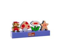 Paladone Super Mario Bros Icons Light - Officially Licensed Nintendo Sound Reactive Mode, Decorative Light Up Super Mario Figure Bedroom Accessories & Gaming Room Decor
