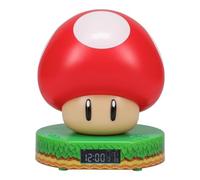 Nintendo Merchandising Super Mario Super Mushroom Alarm Clock Golden
