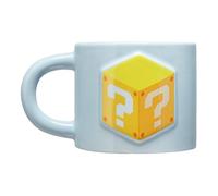 Paladone Super Mario Embossed Question Block Mug, 400ml Ceramic Drinkware with Iconic Power-Up Designs, Official Nintendo Merchandise