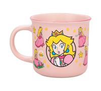 Paladone Super Mario Princess Peach Heat Change Mug 300ml, Officially Licensed Nintendo Pink Ceramic Coffee Cup for Hot Drinks, Gamer Gift, Pop Culture Collectible
