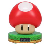 Nintendo Super Mario Mushroom Digital Alarm Clock and Mood Light With Sounds New