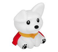 Paladone Superman Krypto The Superdog SquishyGlo Silicone Light, Officially Licensed DC Comics Lamp for Kids, Teens & Adults, Cordless & Rechargeable Bedroom Décor, Collectible Superhero Merchandise