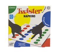 Paladone Twister Game Napkins - Set of 24 Napkins with Spinner on Box, PP6541TW