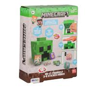Paladone WeCool Minecraft Creeper DIY 3D Sticker Maker for Kids, Officially Licensed Craft Kit for Girls and Boys Ages 6+, Makes 50 Custom Stickers, Fun Creative Gift & Toy