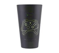 XBOX Drinking Glass - Officially Licensed Matte Black and Green Tumbler for Cold Drinks, Featuring Orignal Xbox Controller Design, Gift for Gamers, 400ml (14 fl oz) | Paladone
