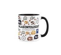 Palaeontologist Mug - Humourous Dinosaur Fossils Excavation Trades Funny Novelty Gift - Tea/Coffee Hot Drinks Black Ceramic Cup Present
