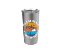 Palagi Beach American Samoa Summer Vacation Souvenir Stainless Steel Insulated Tumbler