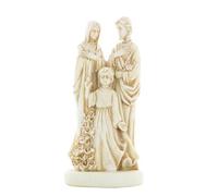 Palais du Rosaire Holy Family Statue in Stone and Resin 17 cm - Statue of Saints - Christian Worship