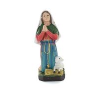 Palais du Rosaire Saint Bernadette Statue in Coloured Resin 12 cm - Statue of Saints - Christian Worship in Resin