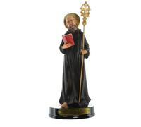 Palais du Rosaire Statue of Saint Benedict in resin 14 cm - Statue of Saints - Christian worship in