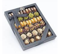 Palanci | Vegan Pralines | Healthy Snacks 550 gr. | Vegan Sweets Mix | Low Sugar | Dried Apricots, Pistachios, Almonds, Walnuts in Grape Syrup | Dried Fruits | Gift Set