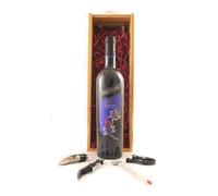Palandri Cabernet Sauvignon 2001 Margaret River (Red wine) vintage wine in a silk lined wooden box with four wine accessories, 1 x 750ml