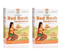 Palanquin Red Bush Cardamom Tea 40’s Tea Bag (Pack of 2) - Tea bags - Delicate Mixture of Blended Tea - Organic Spiced - Unique Feeling of Lasting Freshness.