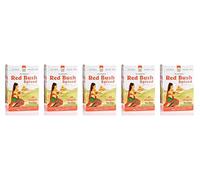Palanquin Red Bush Spiced Tea 40’s Tea Bag (Pack of 5) - Cardamom Tea Bags - Masala Chai Tea Bags - Tea Masala Powder - Organic Cardamom