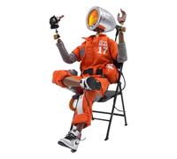 Palapozzy 3D Metal Assembly Robot Model for Adults, DIY Steampunk Desktop Decorative Lamp with Retro Workwear, Intresting Table Lamp for Bedroom or Gaming Room