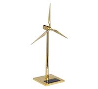 Palapozzy 3D Metal Windmill Model Kits Puzzle for Adults, 3D DIY Metal Assembly Solar Powered Wind Turbine Model, Creative Decoration Gifts for Adults