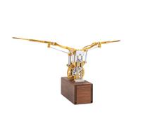 Palapozzy 3D Puzzle for Adults Mechanical Flapping Wings Model, DIY Assembly Building Kit Puzzle, Home Desk Decoration Gifts (Dynamic Version/Gold)