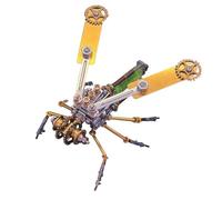 Palapozzy Adult Mechanical Little Wasp Assembly Metal Puzzle, 3D Metal Insect Kit DIY, Challenging Gift for Adults (155PCS/Mechanical Little Wasp B Version)