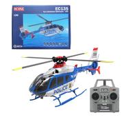 Palapozzy ERA C123 Remote Control Helicopter, 1/36 Scale EC135 RC Helicopter with Single Rotor Gyroscopic, 2.4G 6CH Radio Controlled Model for Adults (RTF)