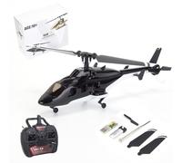 Palapozzy F150BL V3 Air - Wolf RC Helicopter for Adults with LED Lights and Battery, 2.4GHz Radio Controlled Outdoor Model for Adults (RTF)