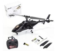 Palapozzy F150BL V3 Air - Wolf RC Helicopter for Adults with LED Lights and Battery, 2.4GHz Radio Controlled Outdoor Model for Adults (RTF)