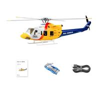 Palapozzy FLYWING 470-Class RC Helicopter for Adults, 6CH Helicopter Model with H1 Flight Controller, GPS Positioning and Quick Detachable Propellers, Adult for Beginners (PNP)
