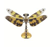 Palapozzy Metal 3D Insect Model Kit, Steampunk DIY Biomimetic Insect Puzzles with Display Base, Gift for Adults (200+PCS/Iridescent Cloak Dragonfly)