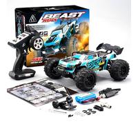 Palapozzy SG116MAX 1/16 Scale RC Off Road Car for Adults, 4WD 80KM/H High Speed Amphibious RC Crawler Cars, Gifts for Boys Girls (Brushless Version/Blue and Black)
