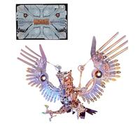 Palapozzy ZYX021 3D Metal Puzzle for Adults Gyrfalcon Eagle Model, DIY Assembly Animal Model Kits for Adults to Build, Creative Ornament Gifts (1800+PCS)