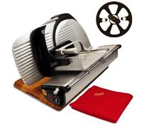 Palatina Werkstatt ® Berkel Home Line 250 Premium Cutting Machine + Premium Polishing Cloth Black New Model 2019 Choice of White with Chopping Board - + Das Fassholzschneidebrett