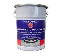 Palatine Paints Carbodeck UV Complete Decking Oil - Transparent finish (Dark Chocolate 035 Transparent, 5 Litre)