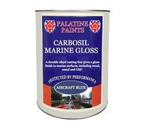 Palatine PaintsProtected By Performance Carbosil Marine Gloss - Multi Surface Gloss for marine surfaces (Mahogany Brown, 1 Litre)