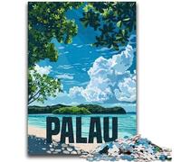 Palau Island Adult Jigsaw Puzzles 1000 Pieces, Help The Brain Exercise Addictive Toys to Cultivate Patience Unique Challenge Game 1000pcs(50x75cm)