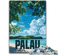 Palau Island Jigsaws 1000 Pieces for Teenagers, for And 14 Years And over Brainteaser Family Games Christmas Birthday Gifts 1000pcs(26x38cm)