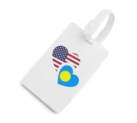 Palau U.S. Flag Luggage Tags for Suitcases Handbag Tag Labels Travel Accessories Privacy Cover ID Label