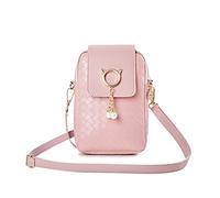 PALAY® Small Cross Body Bag, Multifunction 3 Layer Mini Crossbody Shoulder Bag Phone Purse Armband with Headphone Port for Teens Girls Ladies Women (Multi-color4)
