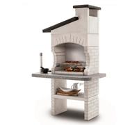 Guanaco 2 Masonry Wood or Charcoal BBQ - Grey