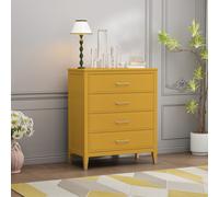 Palazzi 4 Drawer Chest - Mustard