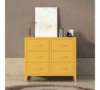 Palazzi 6 Drawer Chest - Mustard