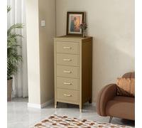 Palazzi Narrow 5 Drawer Chest - Clay
