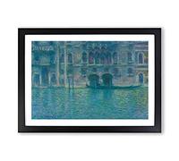 Palazzo Da Mula Framed Print | A2 Black Framed Wall Art | Ready to Hang | Modern Nature Picture | Living Room Bedroom Lounge Office