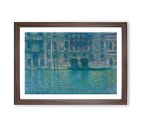 Palazzo Da Mula Framed Print | A2 Walnut Framed Wall Art | Ready to Hang | Modern Nature Picture | Living Room Bedroom Lounge Office