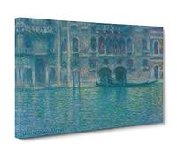 Palazzo Da Mula, Venice By Claude Monet Canvas Print | Gallery Wrapped 30mm Frame Wall Art | 30x20 inches | Ready to Hang | Impressionist Picture | Living Room Bedroom Lounge Office
