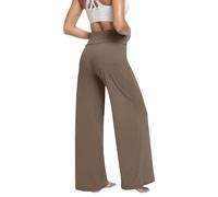 Palazzo Pants Women High Waist Sport Pants Straight Loose Fit Solid Color Casual Comfortable Fit Lightweight Fluid Everyday Breathable Autumn Pants
