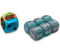 Paldea Evolved Multi Coloured w/ Grey & Turquoise (small) Dice