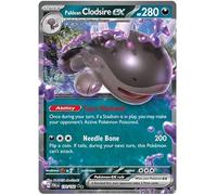 Paldean Clodsire ex 130/193 Rare Double Pokemon Card (SV2 Paldea Evolved) + 1x TitanCards® Toploader
